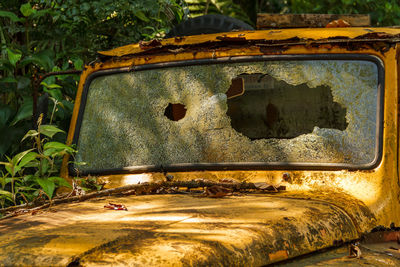 Abandoned vehicle