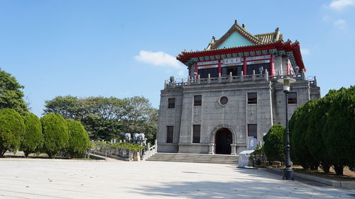 View of historic building against sky