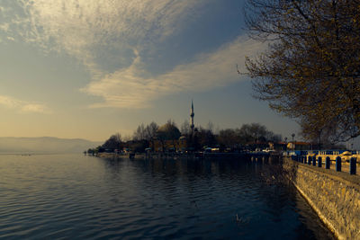 Scenic view of calm sea against sky