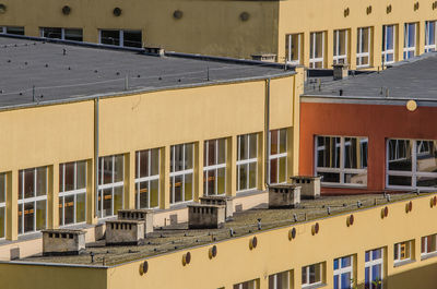 Low angle view of residential building