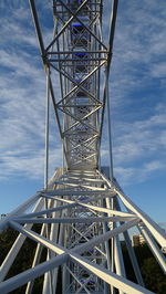 Low angle view of tower against sky