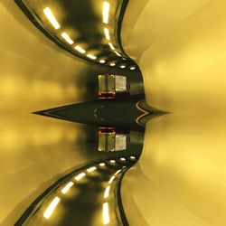 Close-up of illuminated electric lamp