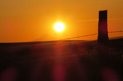 Scenic view of sunset