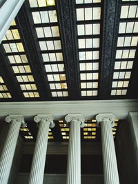 Low angle view of ceiling