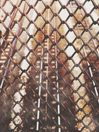 Full frame shot of chainlink fence