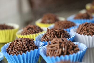 Brigadeiro. brazilian homemade candy for birthdays and other events.