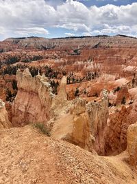 View of rock formations