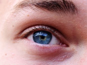 Extreme close-up of human eye