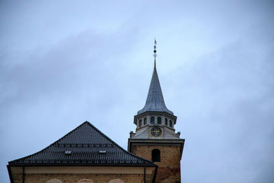 Low angle view of building against sky