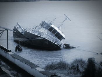 Boats in sea