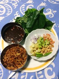 Close-up of salad in bowl