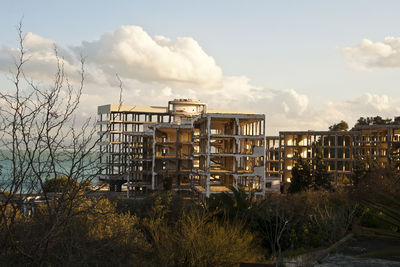 View of built structure against sky