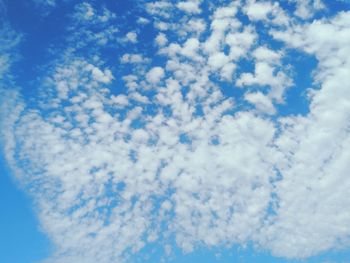 Low angle view of clouds in sky