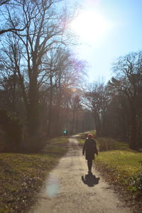 People walking on footpath