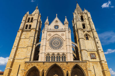 Low angle view of cathedral against sky