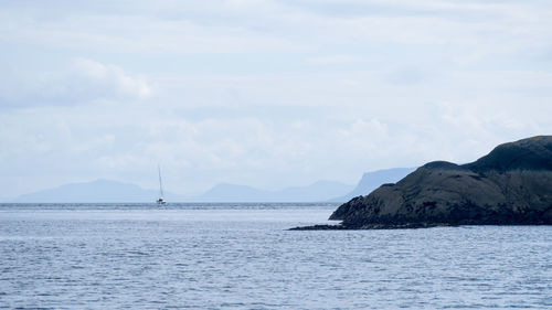 Scenic view of sea and sky