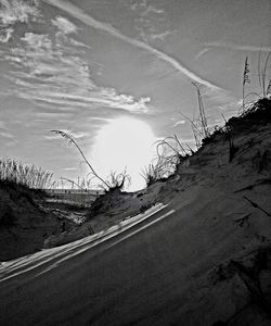 Scenic view of road against sky