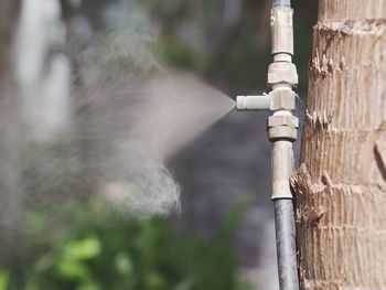 Close-up of water pipe