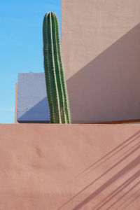 High angle view of building