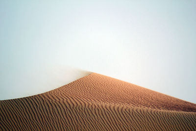 View of desert against sky