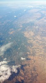 Aerial view of landscape against sky