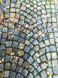 Full frame shot of paving stone