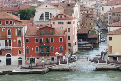 View of buildings at waterfront