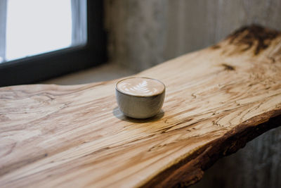 Close-up of coffee on table