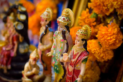 Close-up of buddha statue