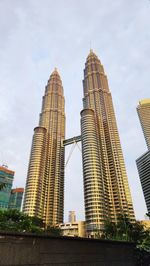 Low angle view of building against sky