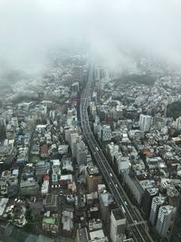 Aerial view of cityscape