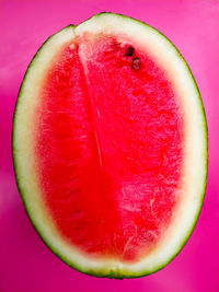 Close-up of apple against white background