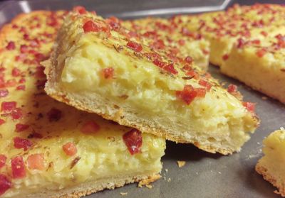 Close-up of bread on plate