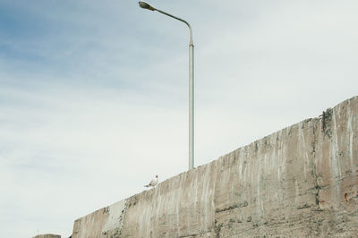 Low angle view of built structure against sky