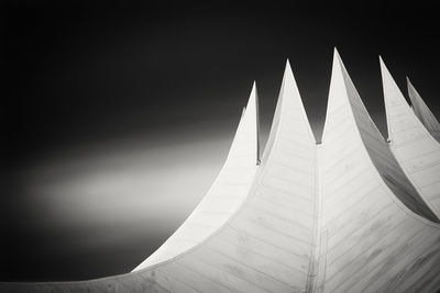 Low angle view of tempodrom against sky