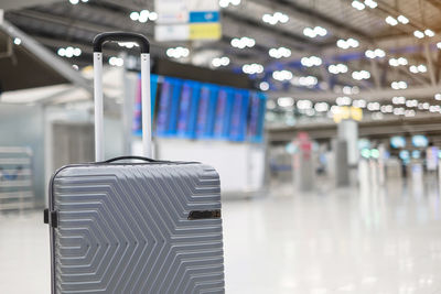 Close-up of machine at airport