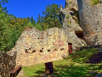 Old ruins against sky