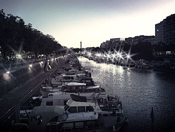 View of city at waterfront