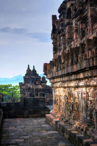 Low angle view of historical building