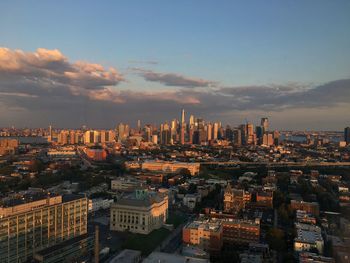 Cityscape against sky