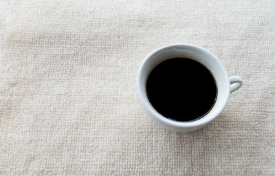 Close-up of coffee on table