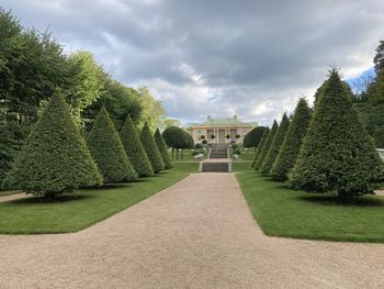 View of formal garden