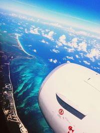 Aerial view of landscape