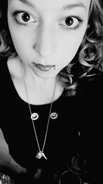 Portrait of young woman