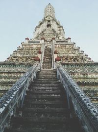 Low angle view of steps