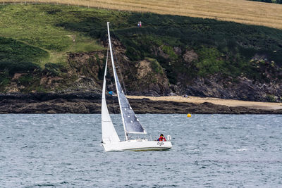 Sailboat in sea