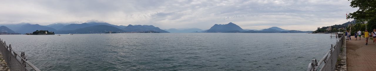 Panoramic view of sea against sky