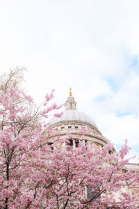 Low angle view of church against sky