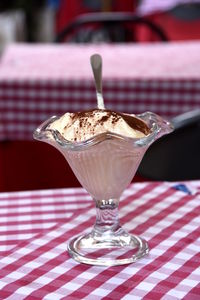 Close-up of drink on table