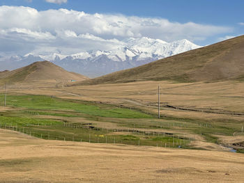 Scenic view of landscape against sky